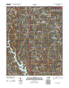 Pleasant Garden 2010 topographic map thumbnail