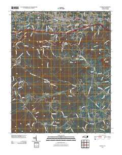 Valdese 2010 topographic map thumbnail