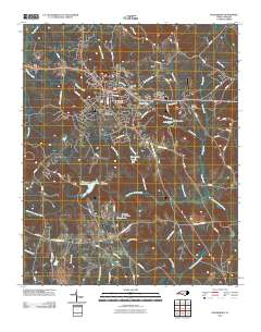 Wadesboro 2010 topographic map thumbnail