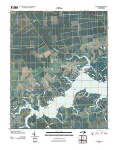 Vandemere 2010 topographic map thumbnail