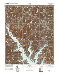 Troutman 2010 topographic map thumbnail
