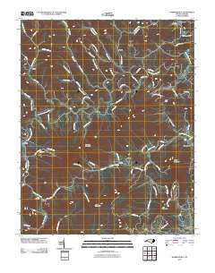 Warrensville 2010 topographic map thumbnail