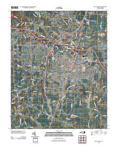 Rocky Mount 2010 topographic map thumbnail