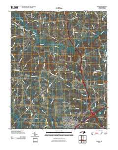 Benson 2010 topographic map thumbnail
