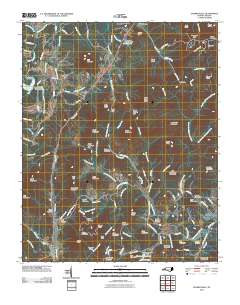 Dysartsville 2010 topographic map thumbnail
