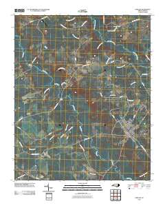 Garland 2010 topographic map thumbnail
