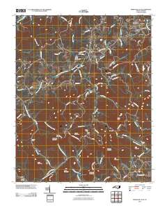 Moravian Falls 2010 topographic map thumbnail