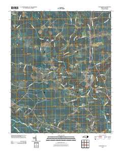 Vanceboro 2010 topographic map thumbnail