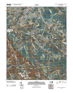 Southeast Goldsboro 2010 topographic map thumbnail