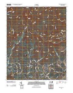 Benn Knob 2010 topographic map thumbnail