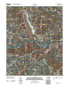 Bunn East 2010 topographic map thumbnail