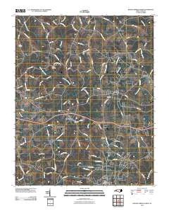 Boiling Springs North 2010 topographic map thumbnail