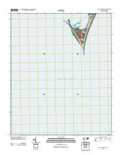 Cape Lookout 2011 topographic map thumbnail