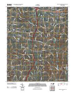 Brooks Crossroads 2010 topographic map thumbnail
