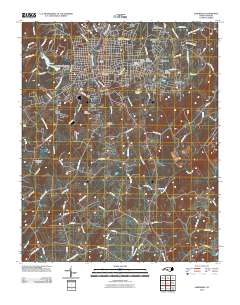 Albemarle 2010 topographic map thumbnail