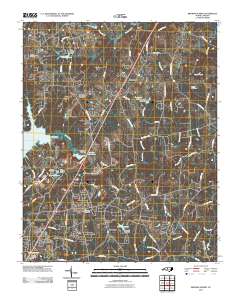 Browns Summit 2010 topographic map thumbnail