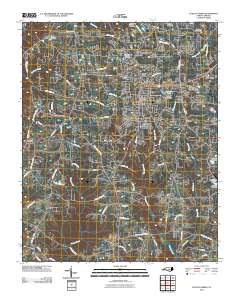 Fuquay-Varina 2010 topographic map thumbnail
