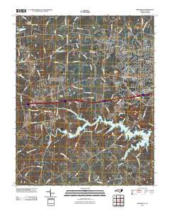 Gibsonville 2010 topographic map thumbnail