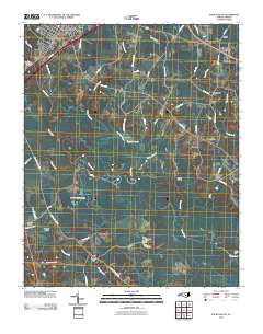 Four Oaks NE 2010 topographic map thumbnail