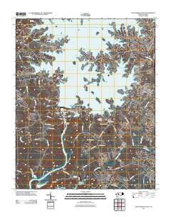 Lake Norman South 2011 topographic map thumbnail