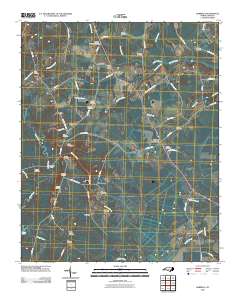 Harrells 2010 topographic map thumbnail
