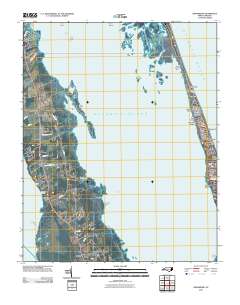 Jarvisburg 2010 topographic map thumbnail