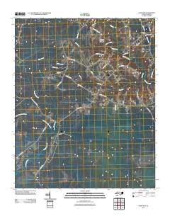 Haws Run 2011 topographic map thumbnail