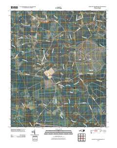 Leggetts Crossroads 2010 topographic map thumbnail