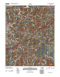 Lexington East 2010 topographic map thumbnail