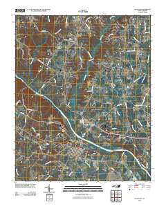 Lillington 2010 topographic map thumbnail