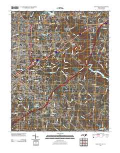 High Point East 2010 topographic map thumbnail