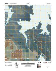 Long Bay 2010 topographic map thumbnail