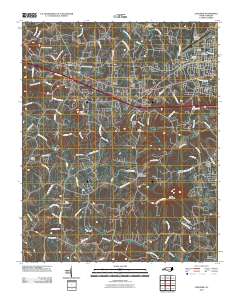 Longview 2010 topographic map thumbnail