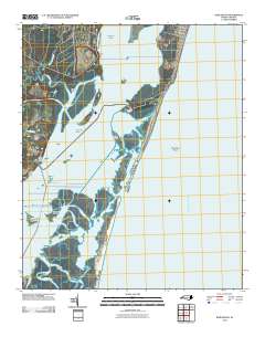 Kure Beach 2010 topographic map thumbnail