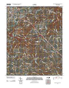 Mount Airy South 2010 topographic map thumbnail