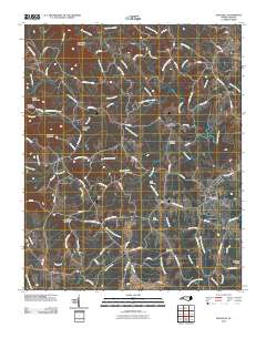 Polkville 2010 topographic map thumbnail