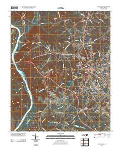 Rockingham 2010 topographic map thumbnail