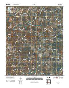 Waxhaw 2010 topographic map thumbnail
