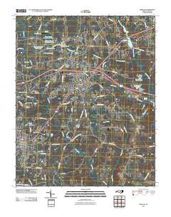 Zebulon 2010 topographic map thumbnail
