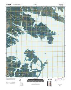Jones Bay 2010 topographic map thumbnail
