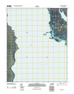 Wanchese 2011 topographic map thumbnail
