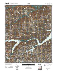 Lake Brandt 2010 topographic map thumbnail