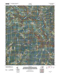 Oak City 2010 topographic map thumbnail