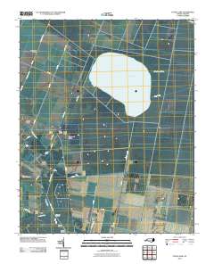 Pungo Lake 2010 topographic map thumbnail
