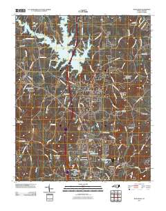 Randleman 2010 topographic map thumbnail