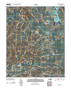 Bunnlevel 2010 topographic map thumbnail