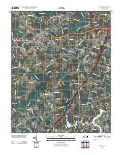 Nashville 2010 topographic map thumbnail