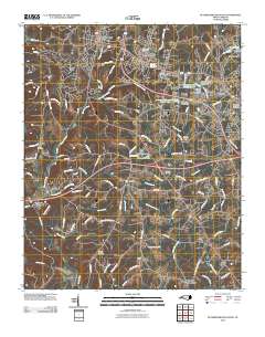 Rutherfordton South 2010 topographic map thumbnail
