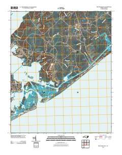 New River Inlet 2010 topographic map thumbnail