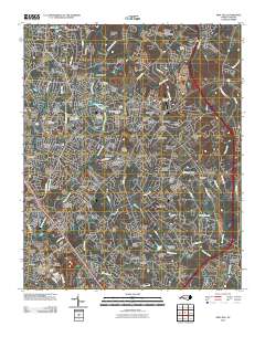 Mint Hill 2010 topographic map thumbnail